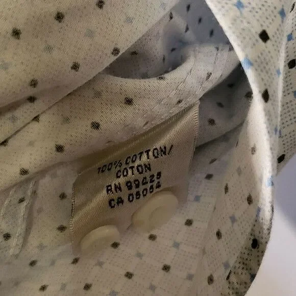 Bugatchi Uomo Men's Large Dress Casual Cotton Long Sleeve Button Down - Picture 6 of 12